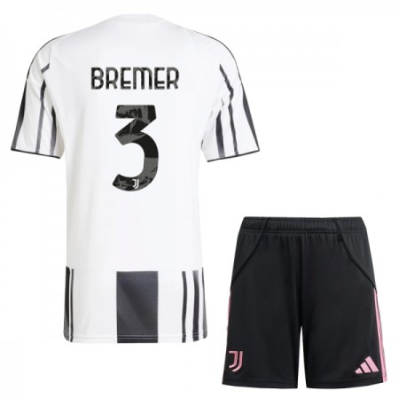 Juventus Bremer 3 Matchtröjor Barn Hemma Fotbollströja 2025-26